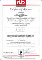 Veritas-ISO9002 Certificate 